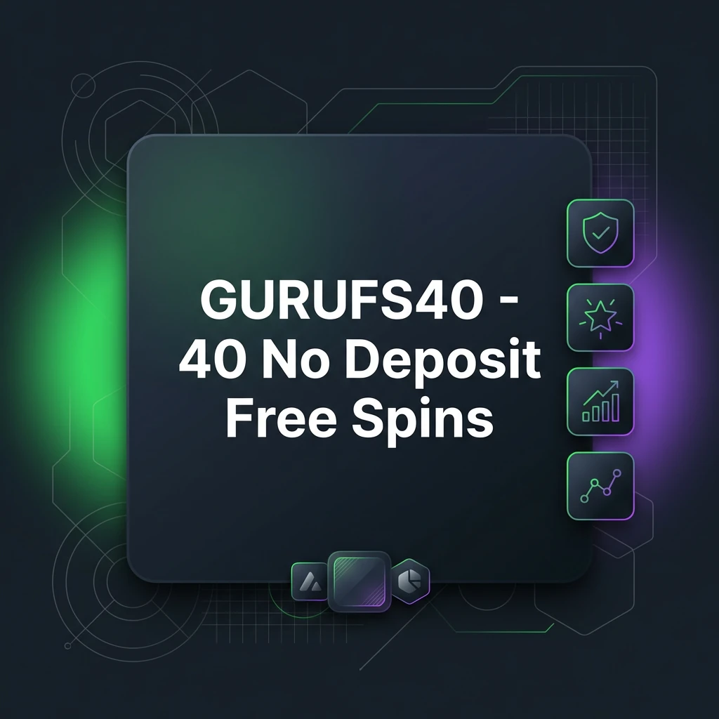GURUFS40 - 40 No Deposit Free Spins